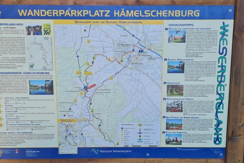 Schoene Ferienwohnung T&N Im Weserbergland Emmerthal ภายนอก รูปภาพ